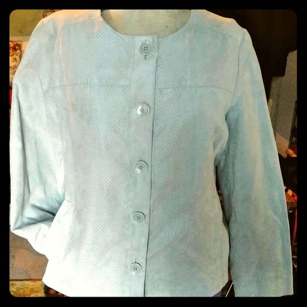 Liz Claiborne Suede Blazer